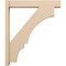 Ekena Millwork 6-in W x 34-in D x 40-in H Balboa Block Rough Cedar Woodgrain TimberThane Outlooker, Primed Tan OUTUR060X34X40BOA44RCPR - alternate 4